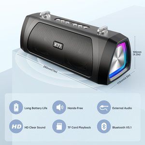 New and unopenedBluetooth Speakers, Portable Wirless Speakers(33FT Range) with 2